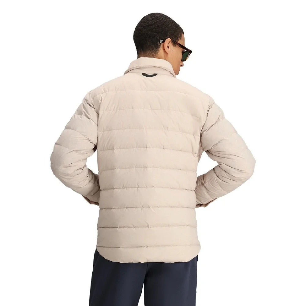 Obermeyer® (Men's LARGE) Explorer™ Down Shirt Jacket in Cement - $249
